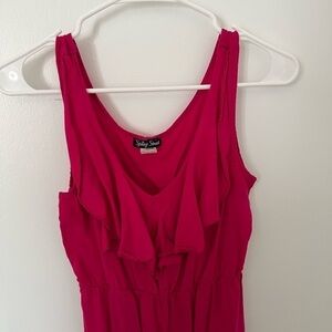 Small SPRING Street Hot Pink Sleeveless Dress